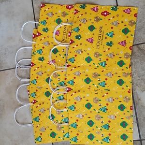 10 L'Occitane paper shopping bags